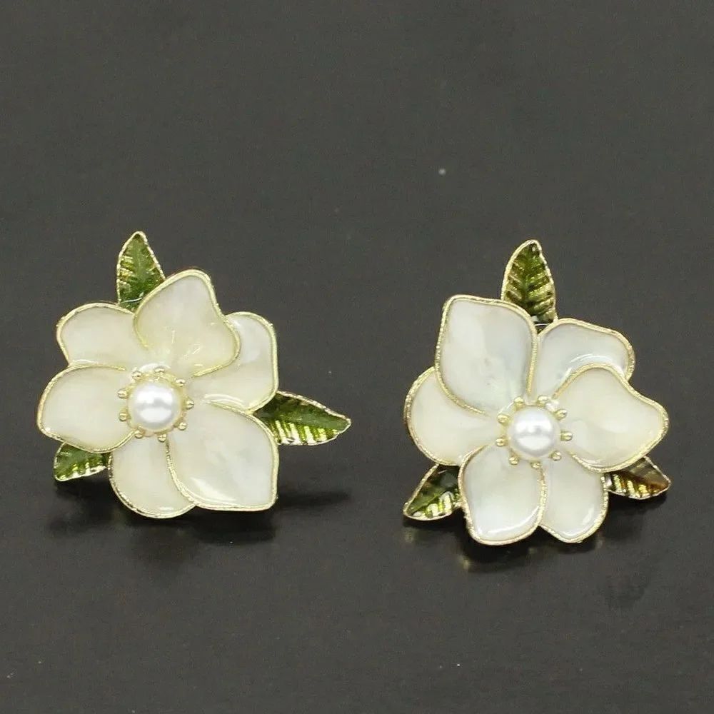 Flower earrings #1473